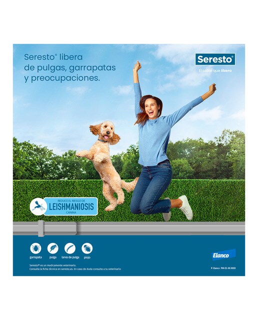 Seresto 1,25 g + 0,56 g collar medicamentoso para perros 8 kg 19