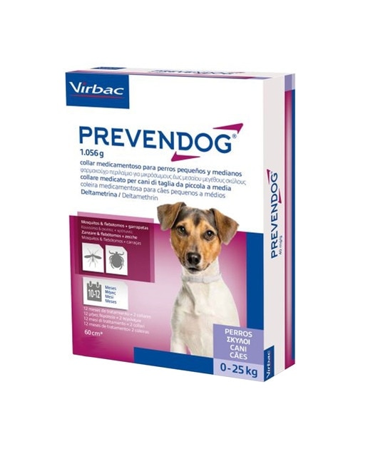 Prevendog - Prevendog 1,056 g collar medicamentoso para perros pequeños y medianos.