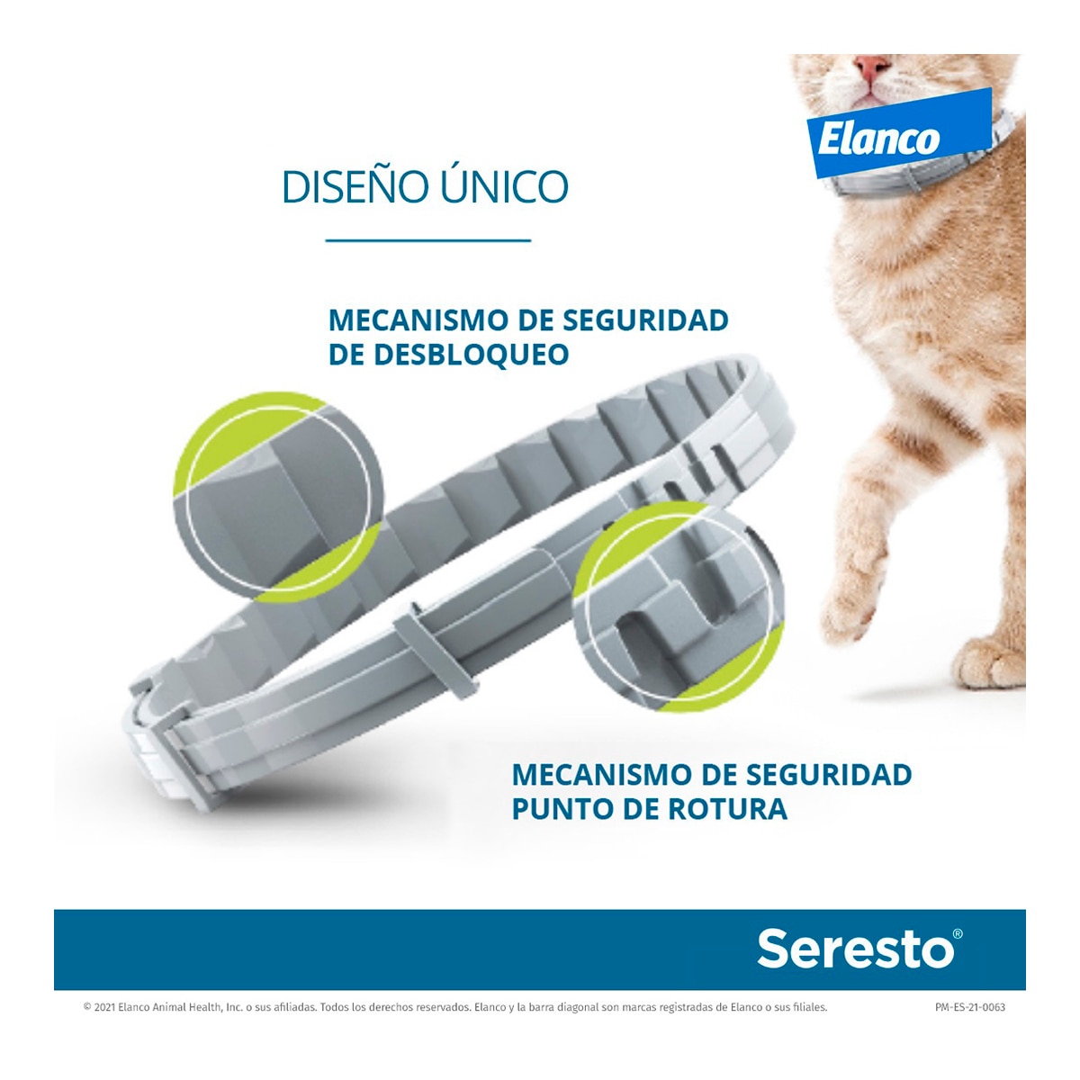 Seresto 1,25 g + 0,56 g collar medicamentoso para gatos 5
