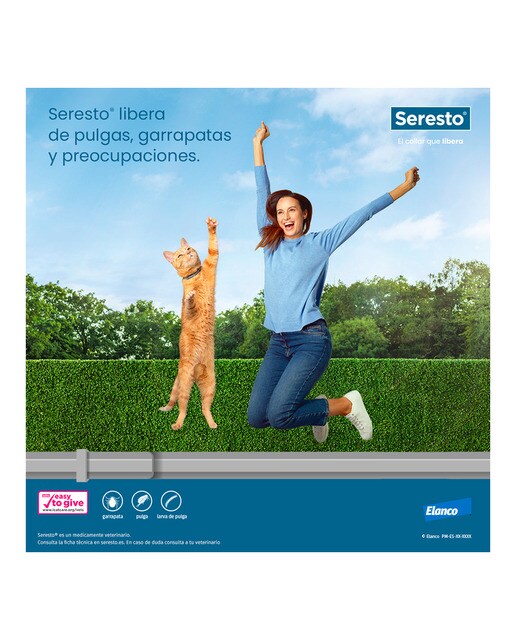 Seresto 1,25 g + 0,56 g collar medicamentoso para gatos 13