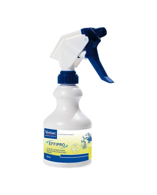 Virbac - Effipro 2,5 mg-ml solución para pulverización cutánea para gatos y perros