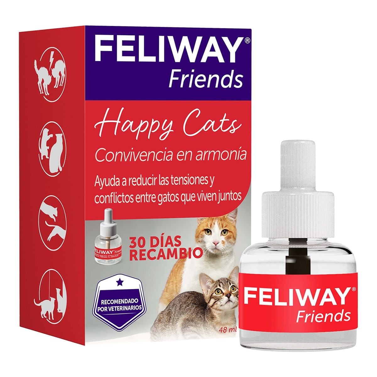 Feliway - Recambio Fellyway para gatos Friends 48 ml.