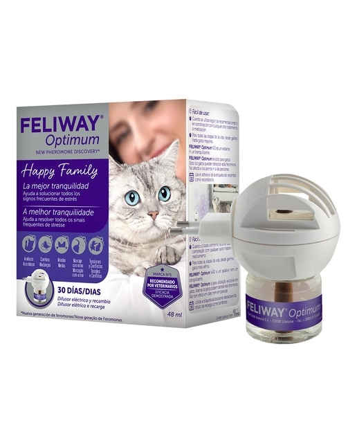 Imagen 0 de Difusor y recambio Feliway Optimum para gatos 48 ml