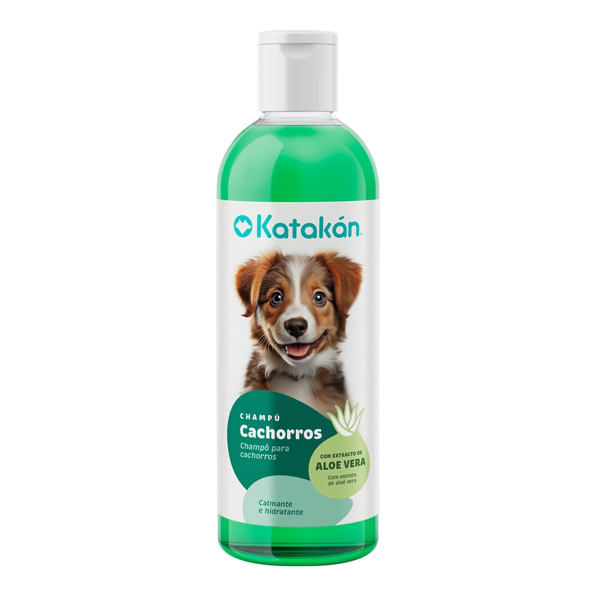 Katakán - Champú Katakán para perros cachorros con extracto de aloe vera 400 ml