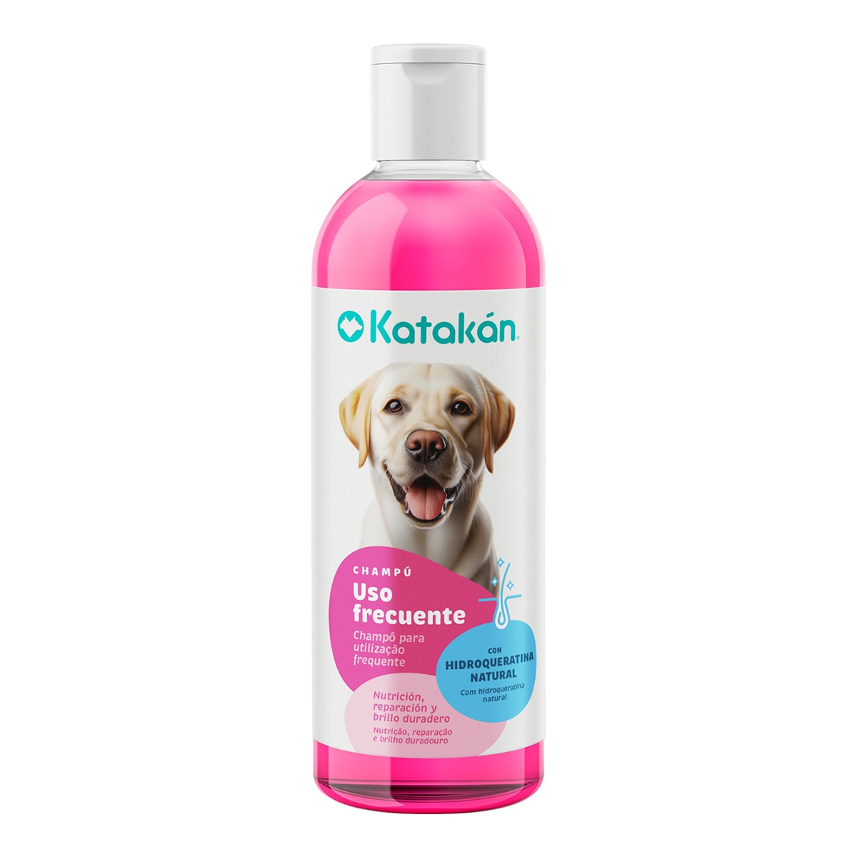 Katakán - Champú Katakán para perros con hidroqueratina uso frecuente 400 ml