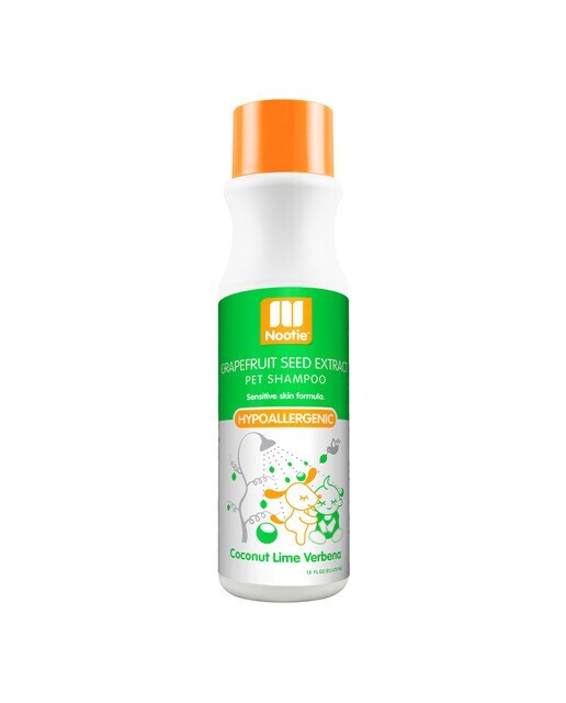 Champú Nootie para perros y gatos hipoalergénico coco, lima y verbena 473 ml