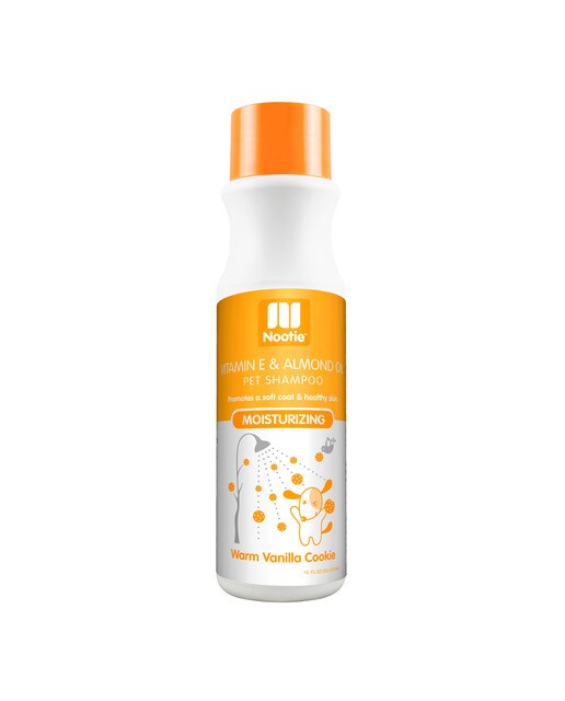 Nootie - Champú Nootie para perros y gatos hidratante vanilla cookie 473 ml