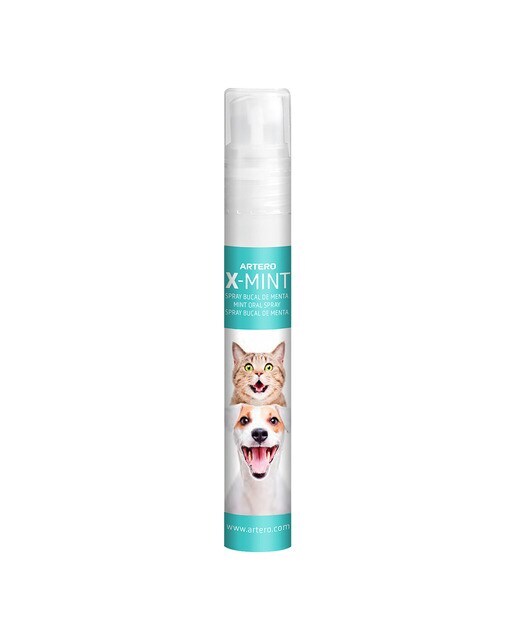 Spray bucal menta Artero para perros y gatos X-Mint 14 ml