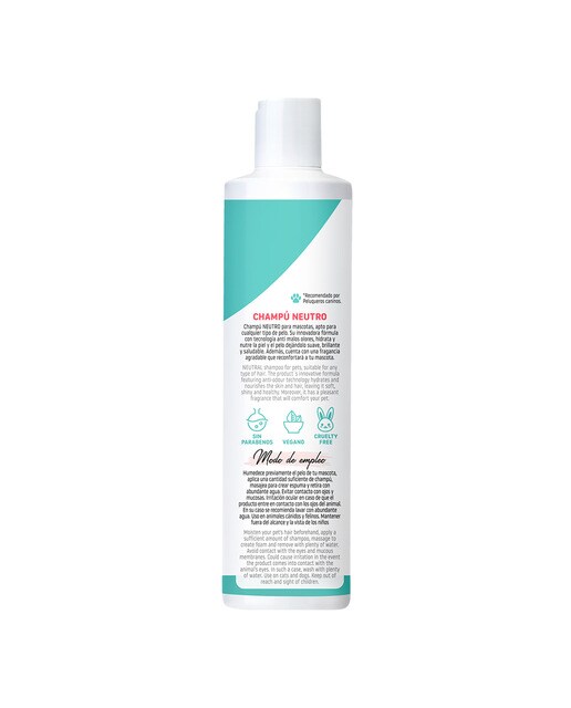 Champú neutro IQ para perros y gatos 300 ml 2
