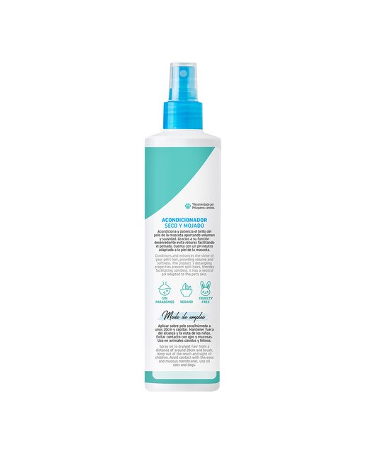Acondicionador seco y mojado IQ para perros y gatos 300 ml 2