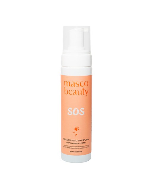 Masco Beauty - Champú seco en espuma Masco Beauty para perros y gatos ''SOS'' 200 ml