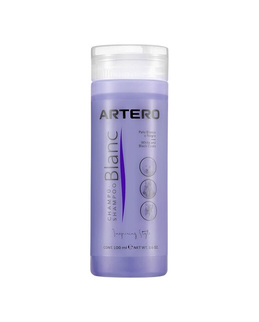 Artero - Champú Artero Blanc para perros y gatos de pelo blanco o negro 100 ml