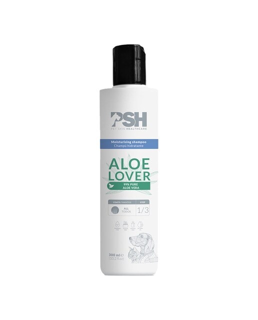 PSH Cosmetics - Champú hidratante PSH Cosmetics para perros y gatos Aloe Lover 300 ml
