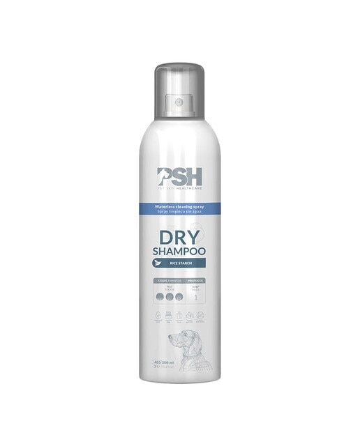 PSH Cosmetics - Champú en seco PSH Cosmetics para perros 300 ml