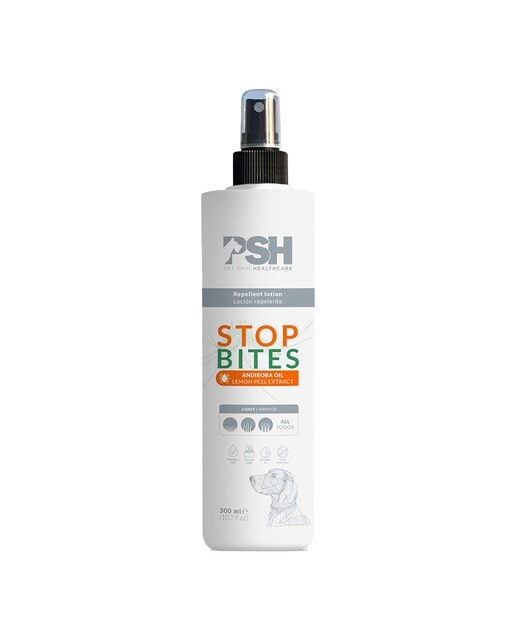 PSH Cosmetics - Loción repelente PSH Cosmetics para perros Stop Bites 300 ml