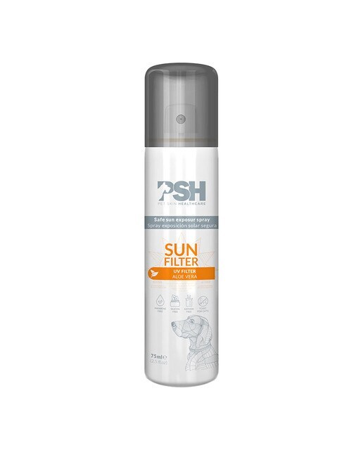Spray filtro solar PSH Cosmetics para perros Sun Filter 75 ml