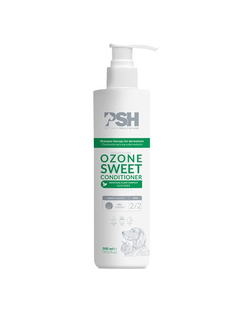 PSH Cosmetics - Acondicionador para dermatosis PSH Cosmetics para perros y gatos Ozone Sweet 300 ml
