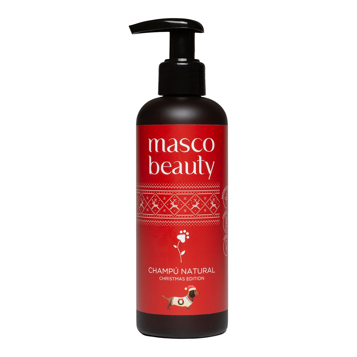 Masco Beauty – Champú Mascobeauty para perros y gatos Edición Navidad 250 ml.