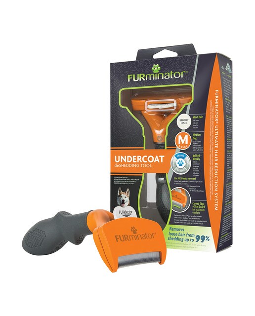 Furminator - Cepillo Furminator para perros de pelo corto