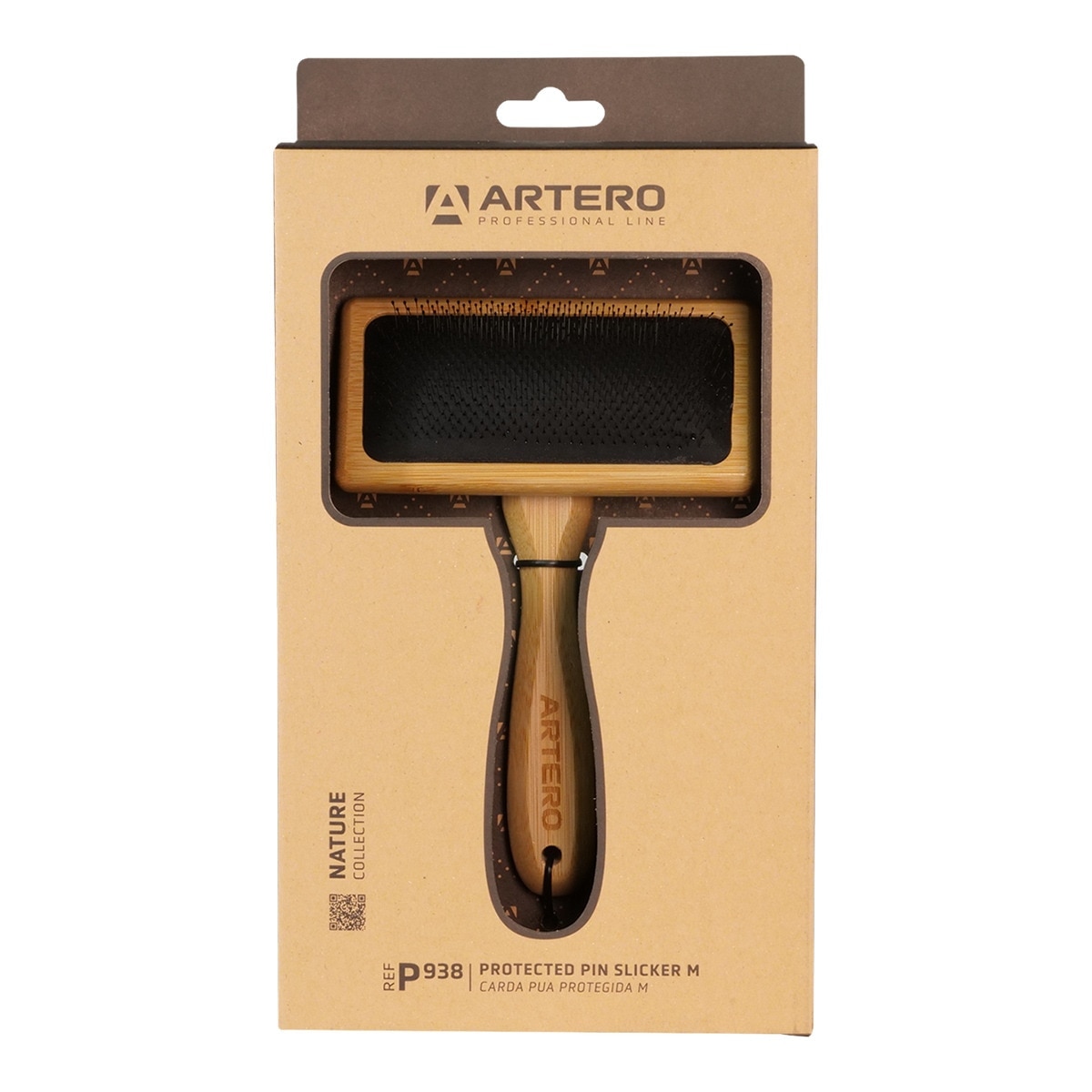 Artero - Carda Artero para perros y gatos con protección púas.