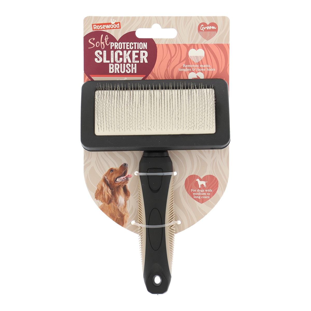 Imagen 0 de Carda Slicker suave Rosewood para perros