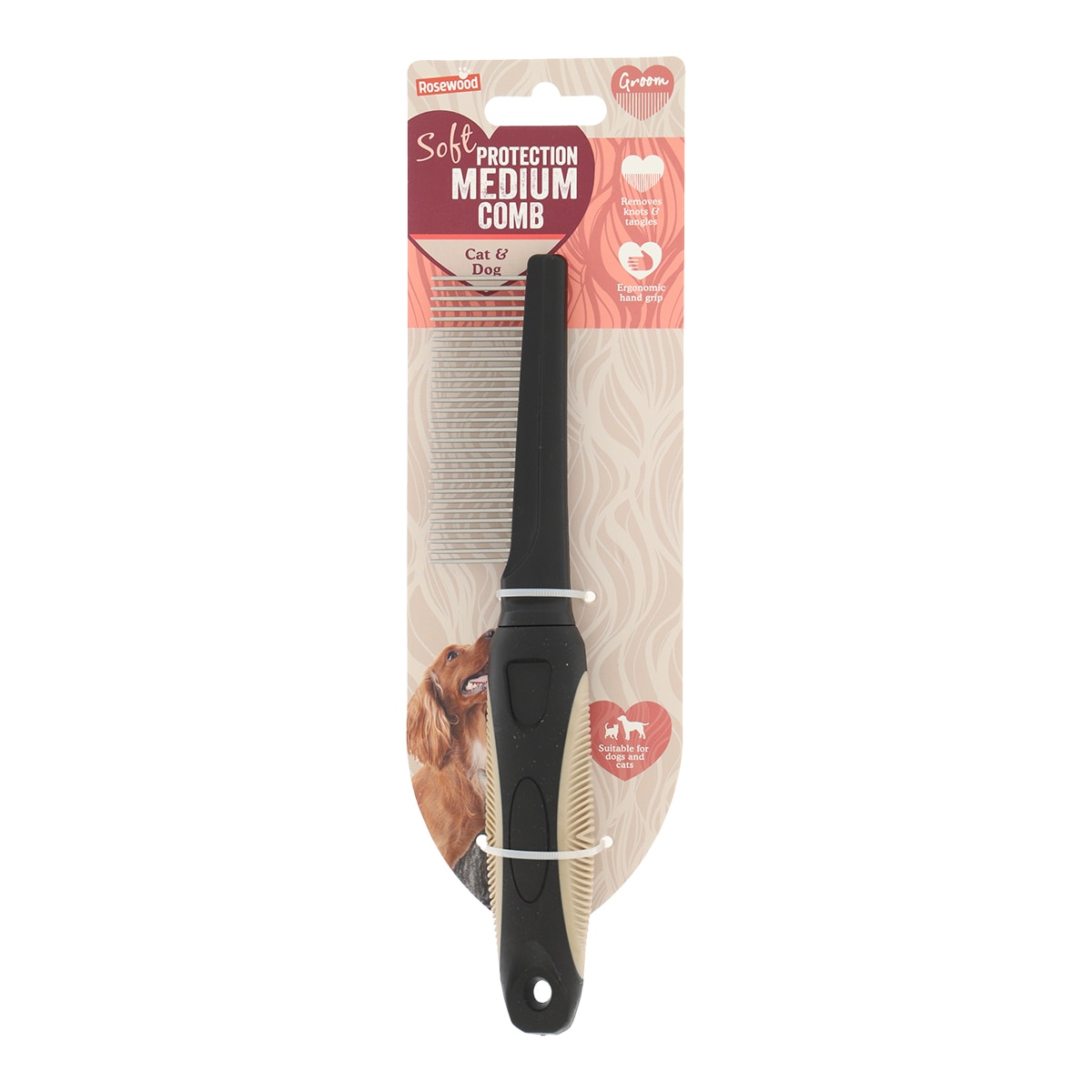 Imagen 0 de Peine mediano Rosewood para perros y gatos