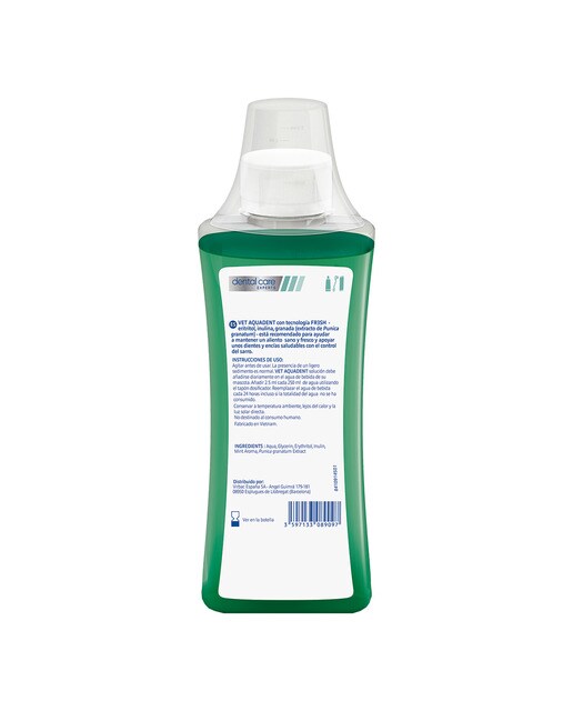 Solución higiene bucodental para perros y gatos Virbac Vet Aquadent 250 ml 2