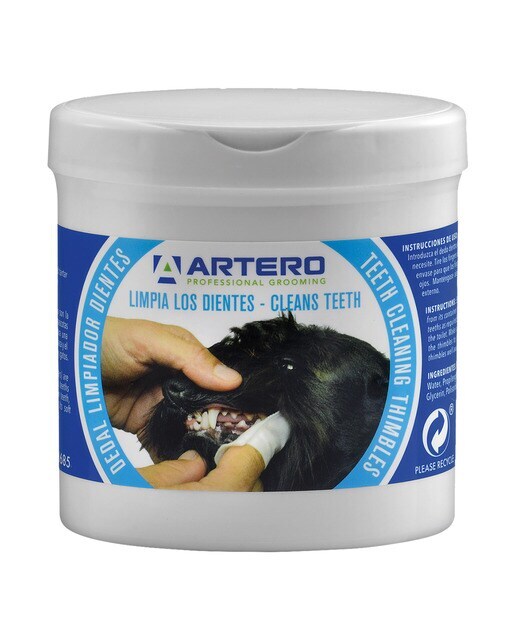 Dedales limpiadores de dientes Artero para perros 50 uds.
