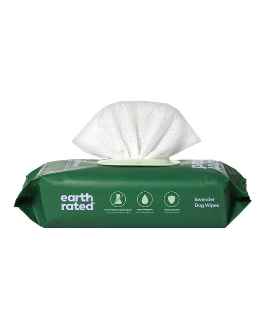 Imagen 0 de Toallitas Earth Rated para perros Lavanda 100 uds