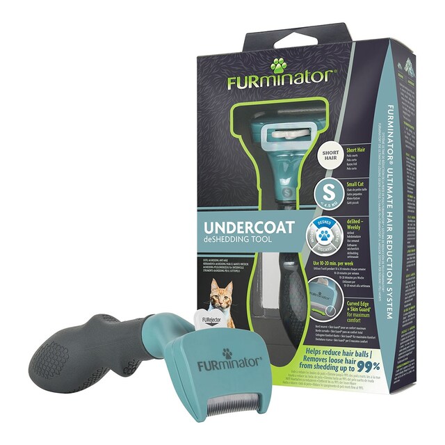 Cepillo Furminator para gatos de pelo corto