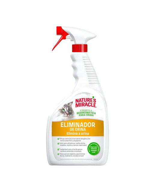 Nature's Miracle - Eliminador de orina gatos Nature's Miracle 946 ml