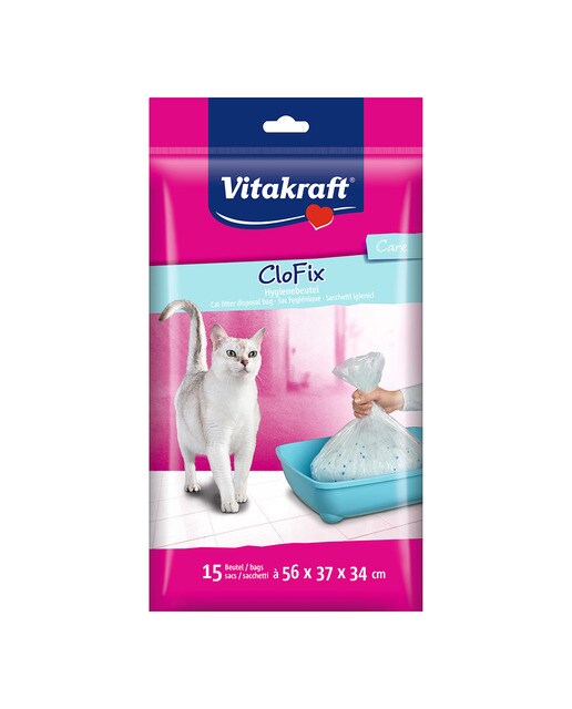 Vitakraft - Bolsas higiénicas Vitakraft para bandejas de gatos 15 unidades