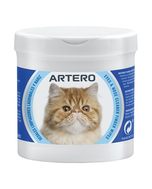 Artero - Dedales limpiadores lagrimales y nariz Artero para gatos