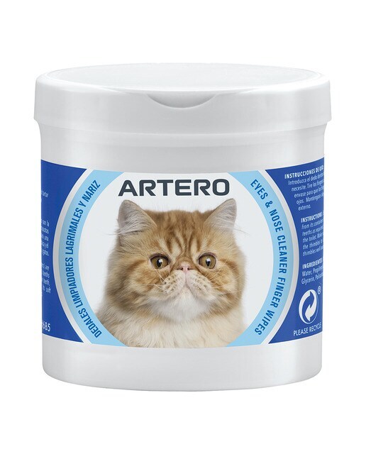 Dedales limpiadores lagrimales y nariz Artero para gatos