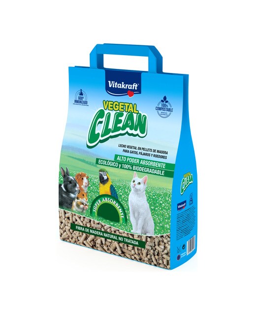 Imagen 0 de Lecho Vitakraft para roedores, pájaros y gatos Vegetal Clean Universal