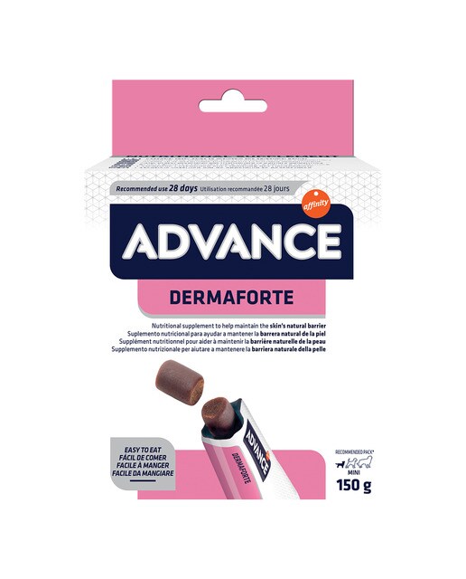 Suplemento nutricional para perros cachorros y adultos Advance Dermaforte 15 uds. 2