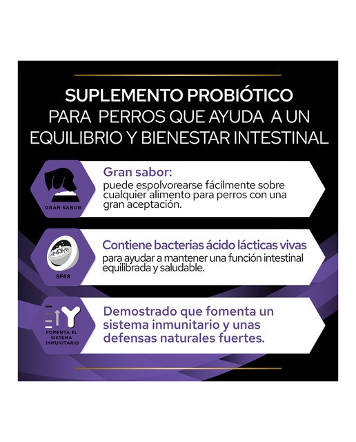Suplemento para perros Purina Pro Plan FortiFlora Canine Probiotic 30 sobres 2