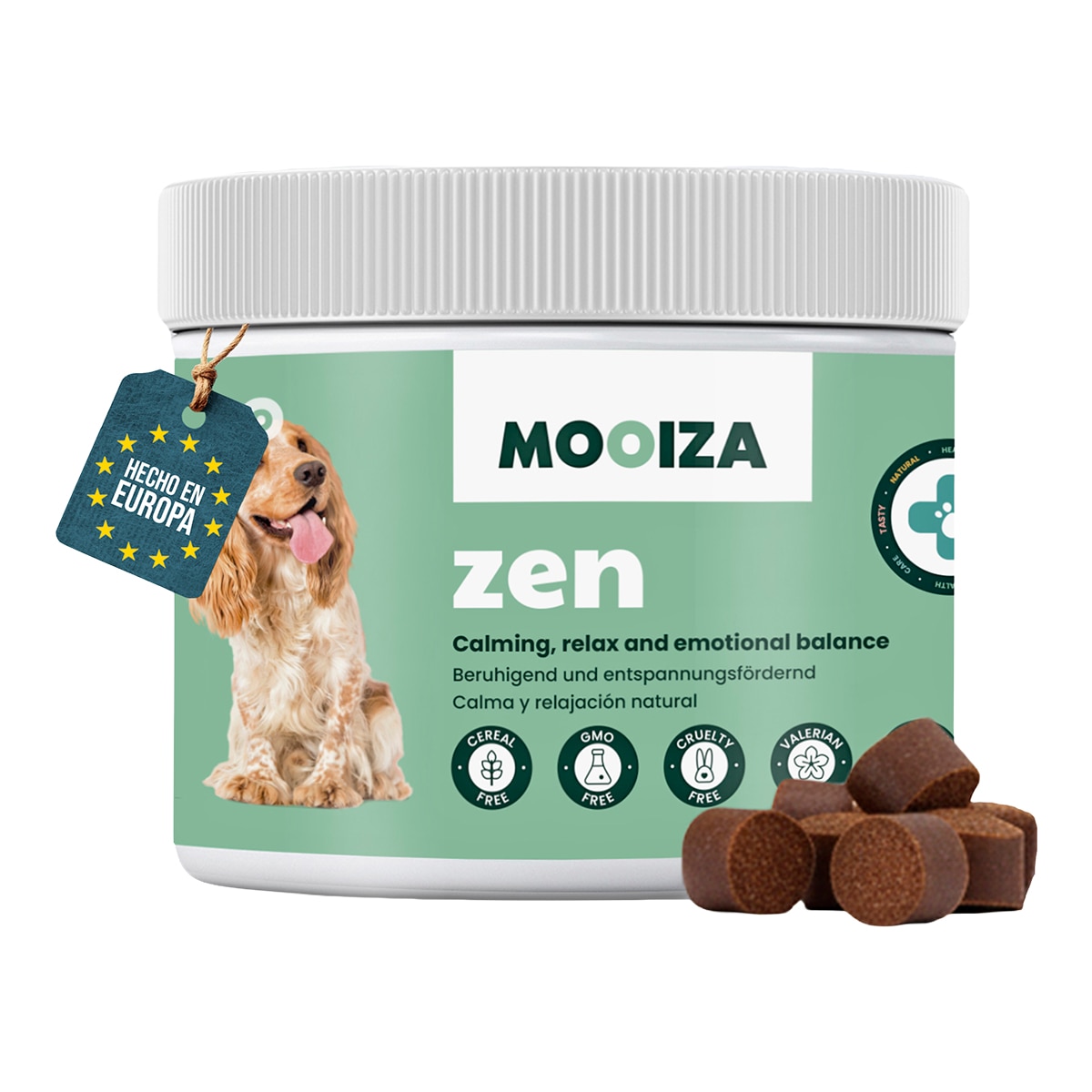 Imagen 0 de Snack natural para perros Zen Mooiza calmante cordero, patata, boniato 300 g