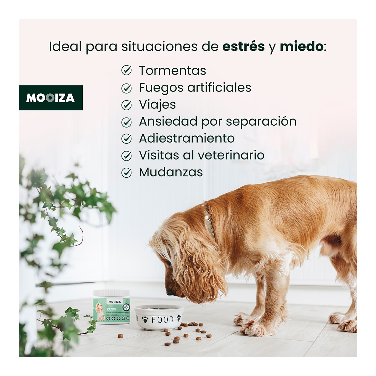 Snack natural para perros Zen Mooiza calmante cordero, patata, boniato 300 g 4