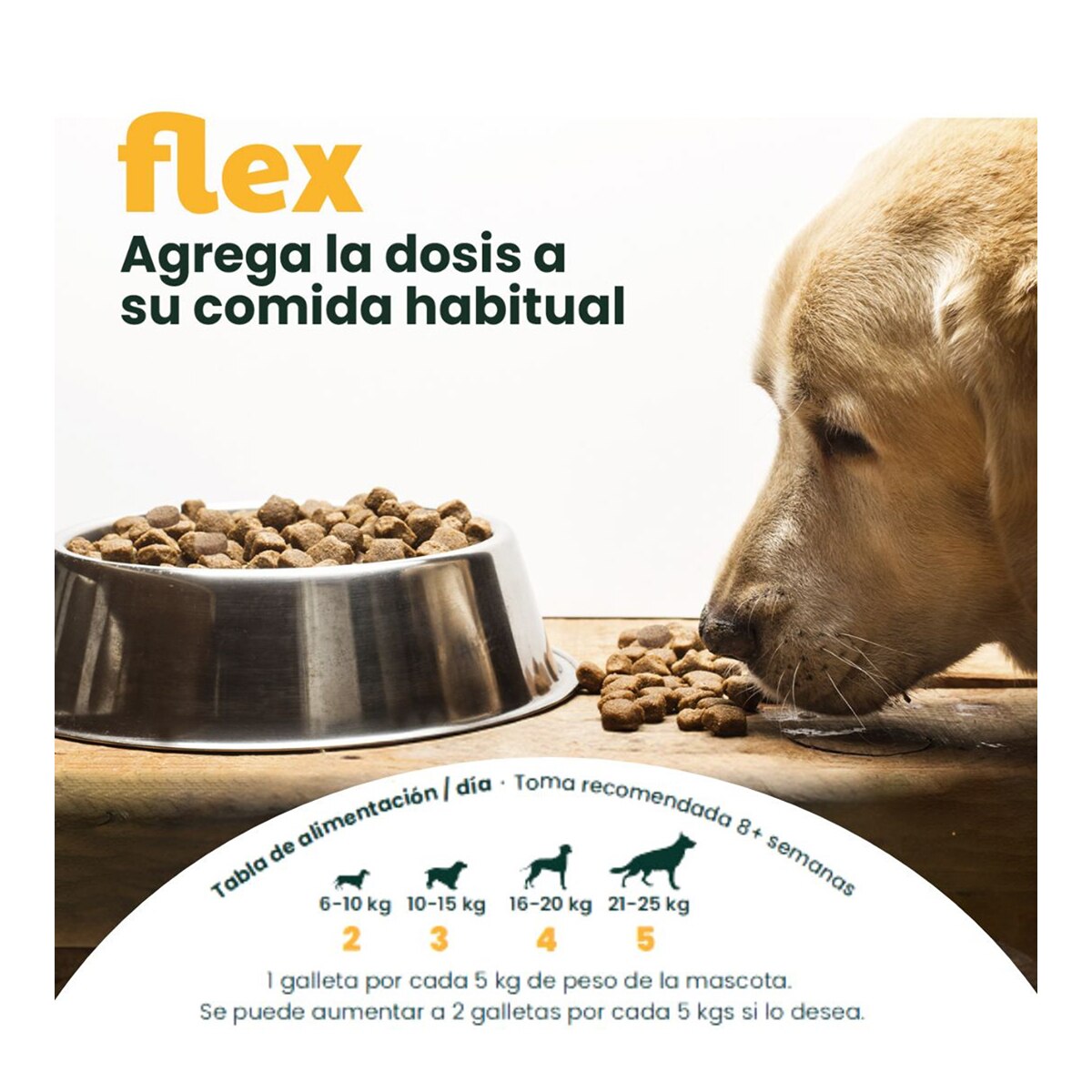 Snack natural para perros Flex Mooiza condroprotecto cordero, patata y boniato 300 g 5