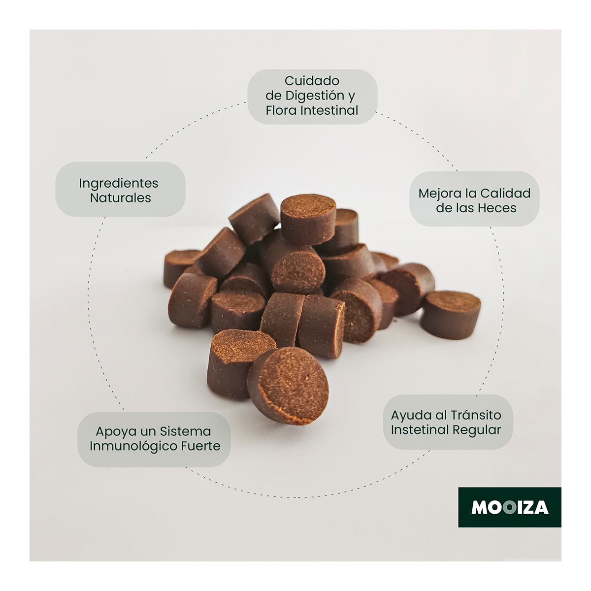 Snack natural para perros Biotic Moozia prebiotico cordero, patata y boniato 300 g 4
