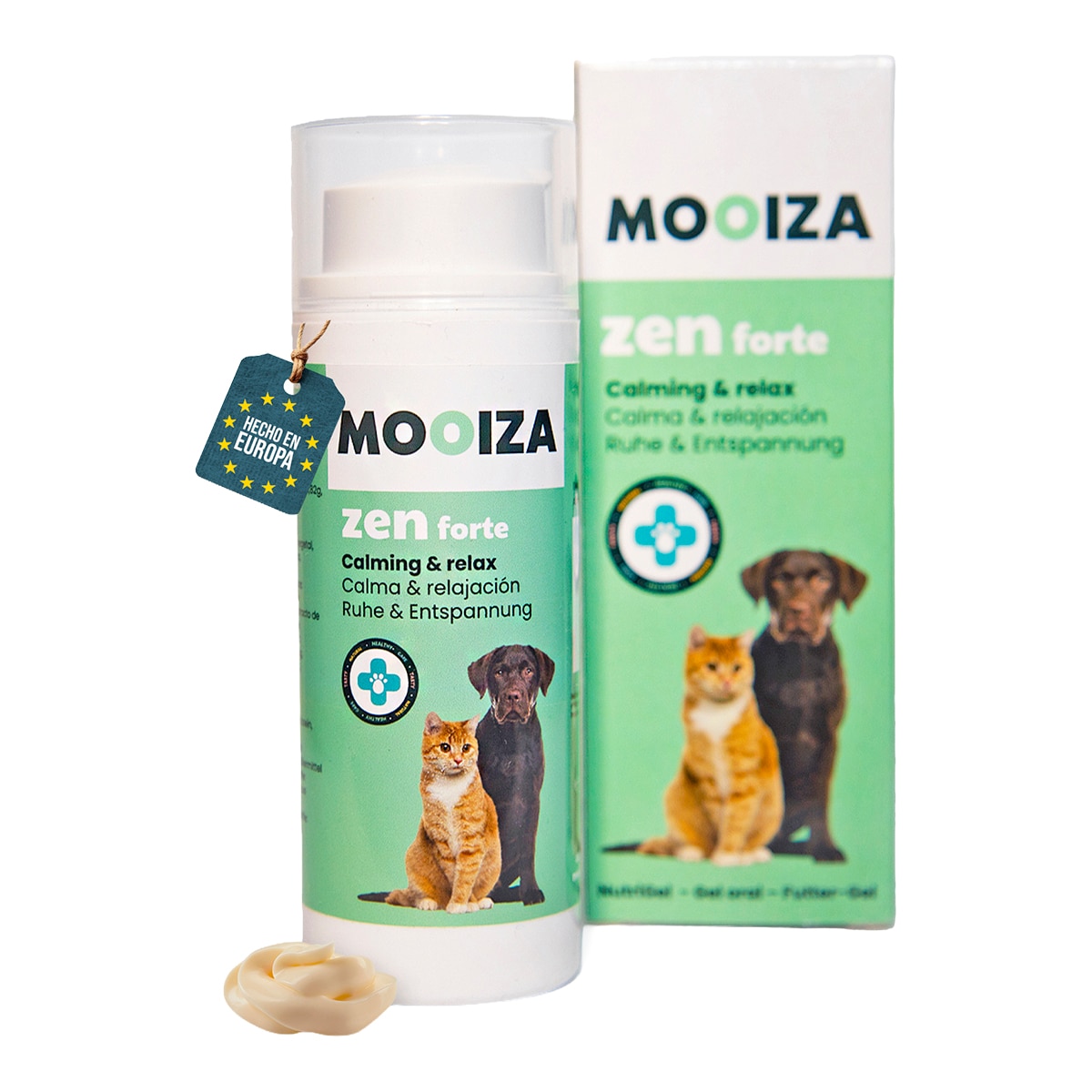 Gel calmante para perros y gatos Zen Forte Mooiza herbal 50 ml 1