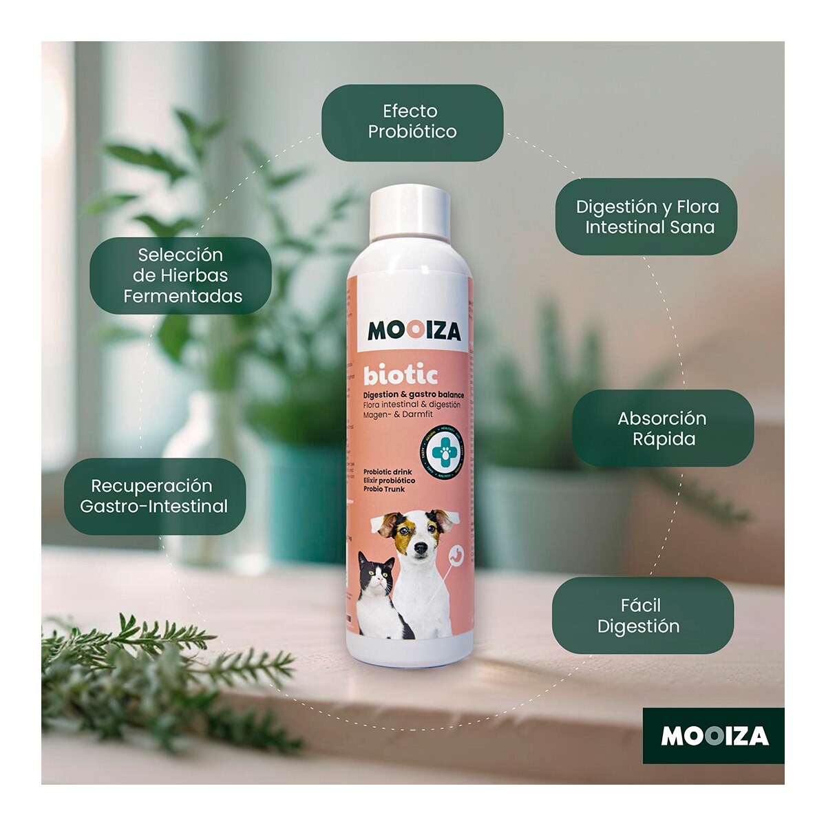 Líquido nutricional probiótico para perros y gatos herbal 150 ml 3