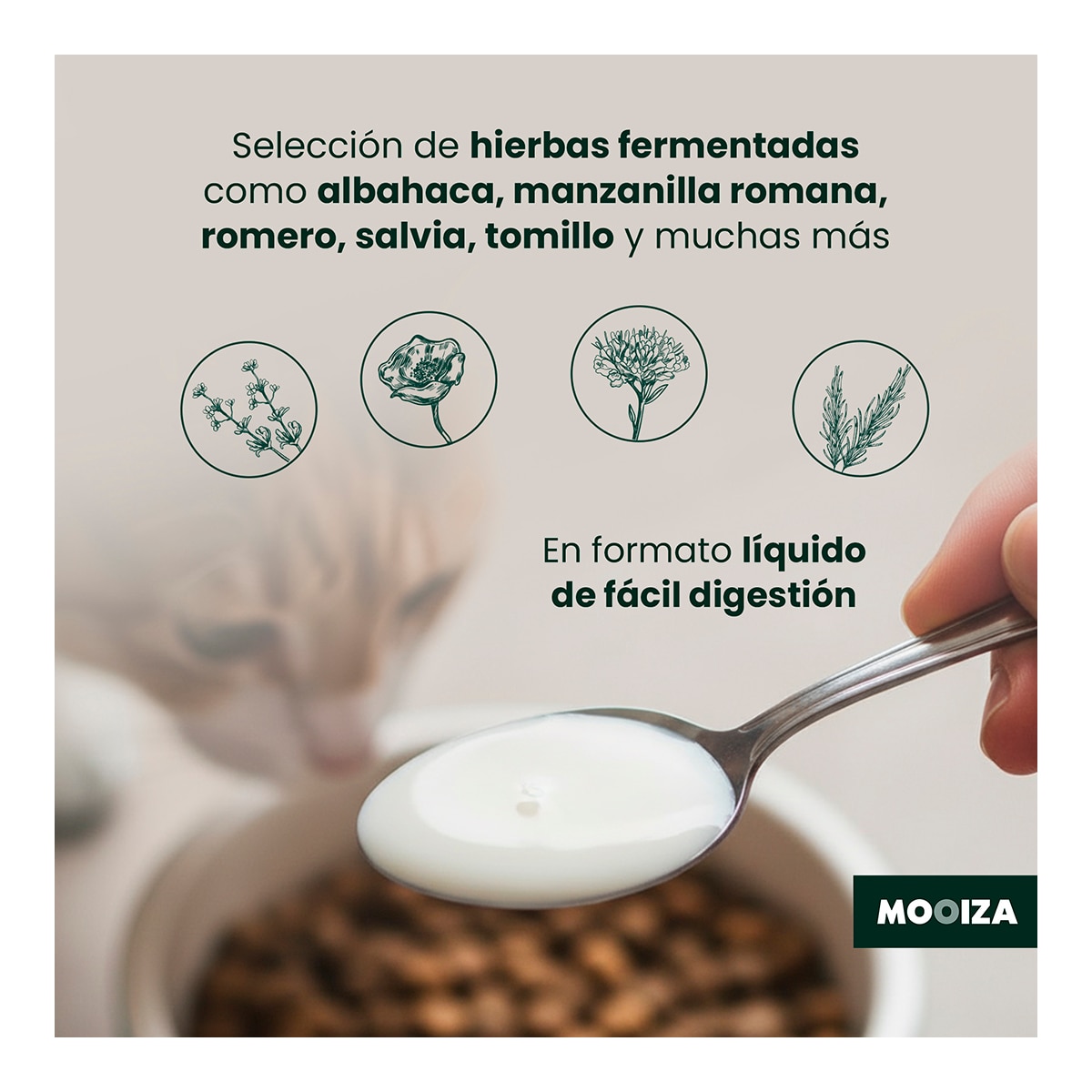 Líquido nutricional probiótico para perros y gatos herbal 150 ml 5