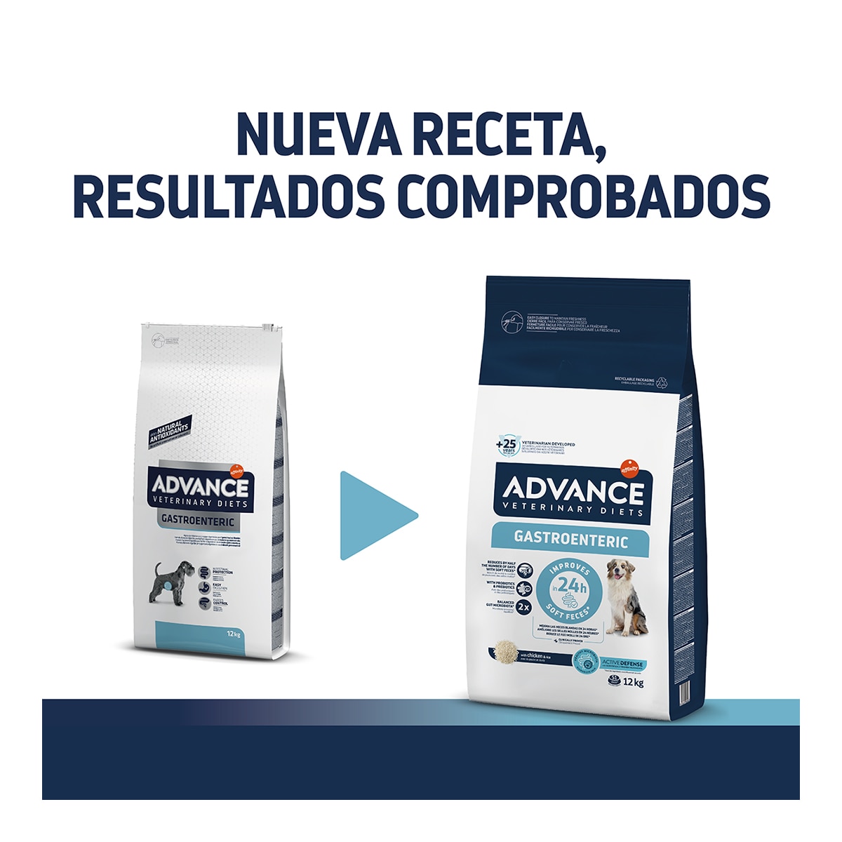 Pienso para perros cachorros y adultos medianos y grandes Advance Gastro Intestinal Dietas Veterinarias 2