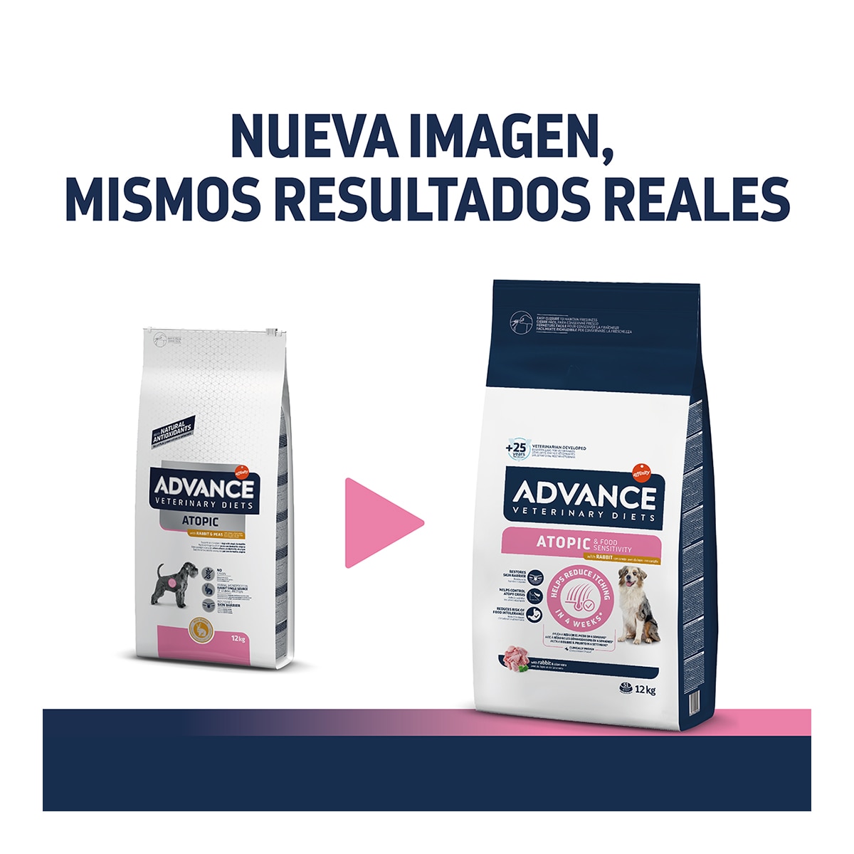 Pienso para perros medianos Advance Atopic Dietas Veterinarias conejo 3 kg 2