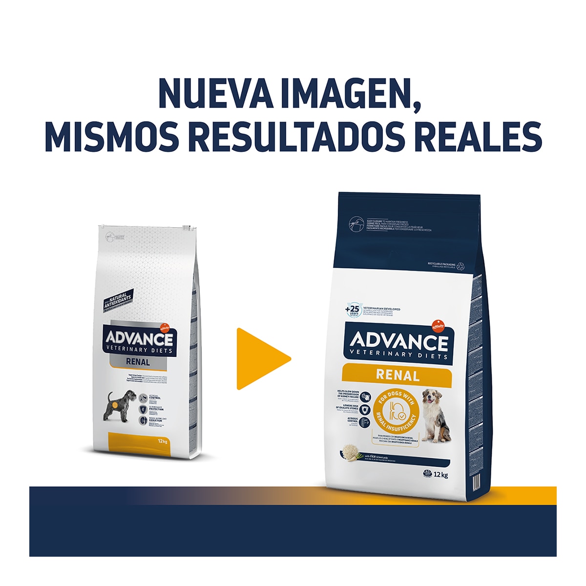 Pienso para perros adultos Advance Renal Dietas Veterinarias 2
