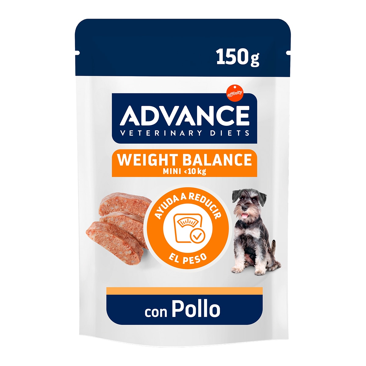 Imagen 1 de Comida húmeda para perros adultos Advance Weight Balance Dietas Veterinarias pollo 150 g