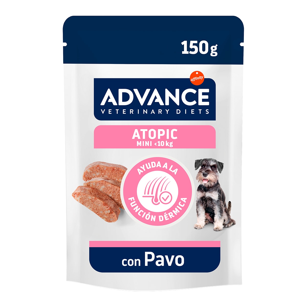 Comida húmeda para perros adultos Advance Atopic Dietas Veterinarias pavo 150 g 1