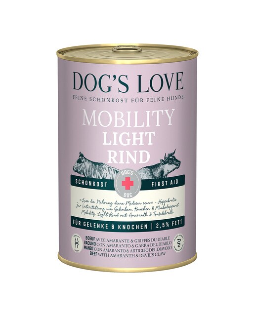Dog's Love - Comida húmeda para perros adultos Dog's Love Light Articulaciones grain free Dietas Veterinarias…
